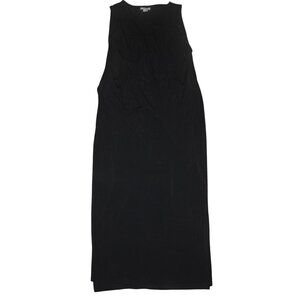 Helmut Lang Black Sleeveless Straight Dress Women's Medium Made in USA